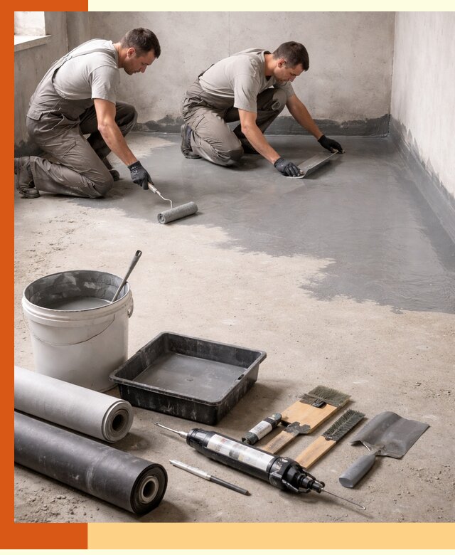 Гидроизоляция пола в Устях-Джегуте — надежная защита от влаги и протечек